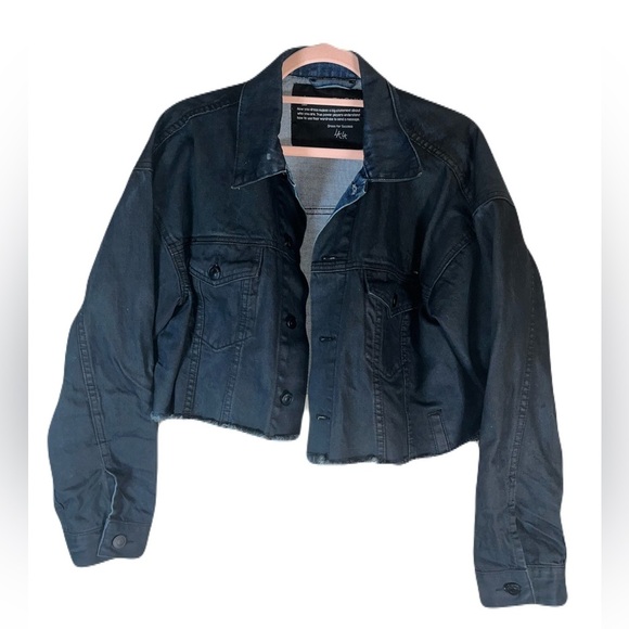 Classic Dark Blue Jean Jacket - Picture 2 of 7